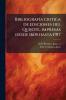Bibliografía critica de ediciones del Quijote impresas desde 1605 hasta 1917