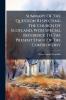Summary Of The Question Respecting The Church Of Scotland With Special Reference To The Present Stage Of The Controversy