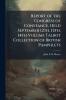 Report of the Congress of Constance Held September 12th 13th 14th Volume Talbot Collection of British Pamphlets