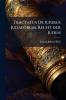 Tractatus De Iuribus Judaeorum Recht der Juden