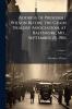 Address of President Wilson Before the Grain Dealers' Association at Baltimore Md. September 25 1916; Volume 1