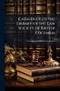 Catalogue of the Library of the Law Society of British Columbia