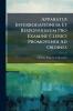 Apparatus Interrogationum Et Responsionum Pro Examine Clerici Promovendi Ad Ordines