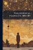 Philosophical Pamphlets 1885-189