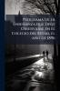 Programa de la Enseñanza que Dege Observarse en el Colegio del Estad el año de 1896