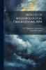 Results of Meteorological Observations 1894