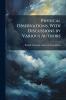 Physical Observations With Discussions by Various Authors
