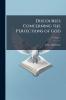 Discourses Concerning the Perfections of God