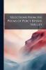 Selections From the Poems of Percy Bysshe Shelley