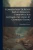 Commentarii De Rebus Imperii Romano-germanici Sub Lothario Secundo Et Conrado Tertio