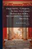 Dracontii... Carmina Ex Mss. Vaticanis Duplo Auctiora... Recensente Faustino Arevalo...