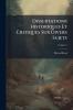 Dissertations Historiques Et Critiques Sur Divers Sujets; Volume 2
