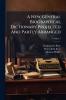 A New General Biographical Dictionary Projected And Partly Arranged; Volume 3
