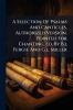A Selection Of Psalms And Canticles Authorized Version Pointed For Chanting Ed. By B.j. Fergie And G.l. Miller