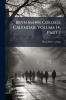 Bryn Mawr College Calendar Volume 14 Part 3