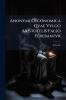 Anonymi Oeconomica Qvae Vvlgo Aristotelis Falso Ferebantvr