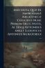 Anecdota Quæ Ex Ambrosianæ Bibliothecæ Codicibus Nune Primum Eruit Notis Ae Disquisitionibus Anget Ludovicus Antonius Muratorius ...