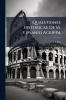 Quaestiones Historicae De M. Vipsanio Agrippa