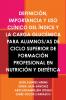 DEFINICIÓN IMPORTANCIA Y USO CLÍNICO DEL ÍNDICE Y LA CARGA GLUCÉMICA PARA ALUMNOS/AS DE CICLO SUPERIOR DE FORMACIÓN PROFESIONAL EN NUTRICIÓN Y DIETÉTICA