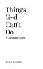 Things G-d Can't Do