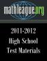 High School Test Materials 2011-2012