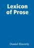 Lexicon of Prose