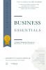 Business Essentials
