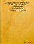 Analytical-Literal Translation of the Old Testament (Septuagint) - Volume Two - The Historical Books