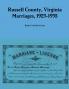 Russell County Virginia Marriages 1923-1935