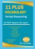 11 Plus Vocabulary Verbal Reasoning Book 3 - 10 to 11 years