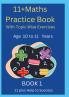 11 Plus Maths Practice Book with Topic Wise Exercises Book 1