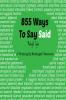 855 Ways To Say Said