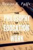 The Philosophy of Education and Work