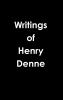 Writings of Henry Denne