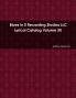 Blues In E Recording Studios LLC Lyrical Catalog Volume XII