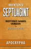Brenton's Septuagint Apocrypha Restored Names Version Volume 2