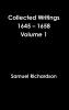 Collected Writings 1645 - 1658 Volume 1