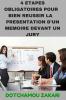 4 Etapes Obligatoires Pour Bien R��ussir La Pr��sentation D��un M��moire Devant Un Jury.