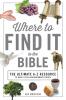 Where to Find It in the Bible
