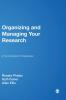 Organizing and Managing Your Research