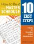 How to Build the Master Schedule in 10 Easy Steps