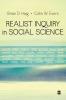 Realist Inquiry in Social Science
