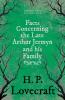 Facts Concerning the Late Arthur Jermyn and His Family ; With a Dedication by George Henry Weiss