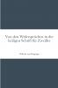 Von den Widersprüchen in der heiligen Schrift für Zweifler