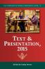 Text & Presentation 2015