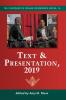 Text & Presentation 2019