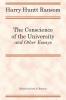 The Conscience of the University and Other Essays