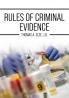 Rules of Criminal Evidence