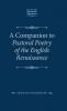A Companion to Pastoral Poetry of the English Renaissance