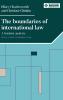 The boundaries of international law